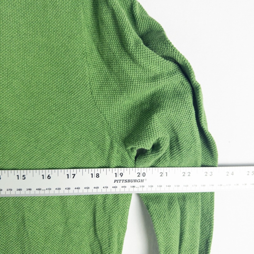 Brooks Brothers 346 Linen Quarter Zip Pullover Sweater Mens M Green Old Money Pr - Picture 6 of 6